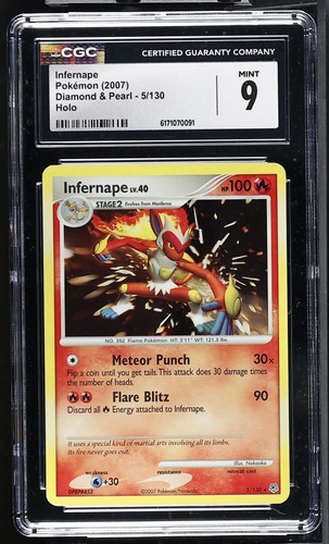 Infernape graded CGC 9 for sale on eBay