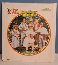 Vintage 1983 Walt Disney Selectavision Swiss Family Robinson CED Movie
