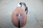 Original WW2 Aluminum German Military Issue Canteen With Felt Cover JH39