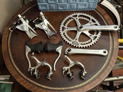 パーツ shimano600 Shimano 600 (6207) Road Mini Groupset with 105/RX100 Parts 1990's