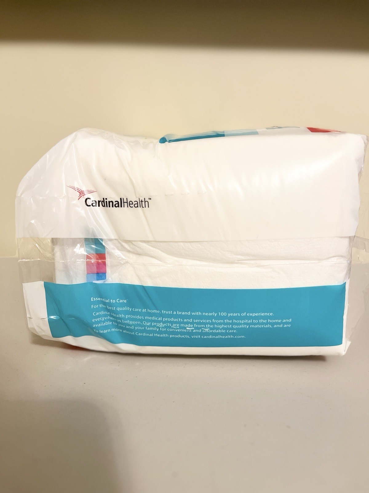 Cardinal Health Adult Briefs Wings Plus Medium 12ct Heavy Absorbency 32–44 NEW