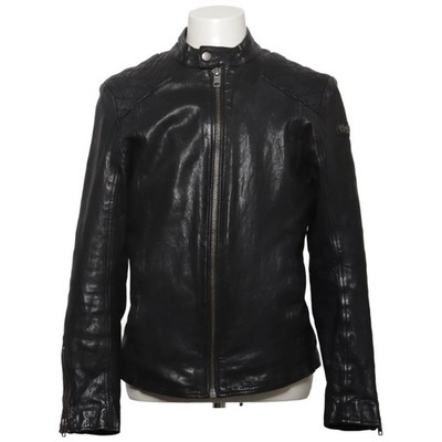 Tigha, Bikerjacke, Herren, Größe: M, Schwarz, Einfarbig #qBc