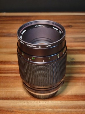 Vivitar Auto Telephoto Macro Camera Lens 90mm f/2.8 Japan, Olympus, No. 28601556