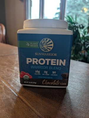 Sunwarrior Vegan Protein Warrior Blend Chocolate Flavor Exp 11/27