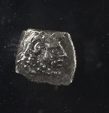 CILICIA Wolf & Deity NGC 400BC Unknown Mint Silver Ancient Greek Obol Coin D629