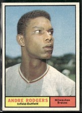 1961 Topps Andre Rodgers Milwaukee Braves #183