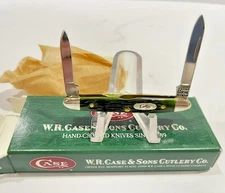815 ~ 2000 Case Vintage CASE Hunter Green Pen Knife NIB 6201 SSM W/Box! NOS! 5D