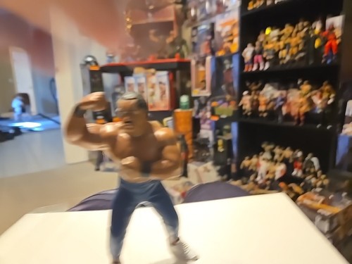 RON SIMMONS in Doom Gear WCW 1990 Galoob 5 Wrestli...