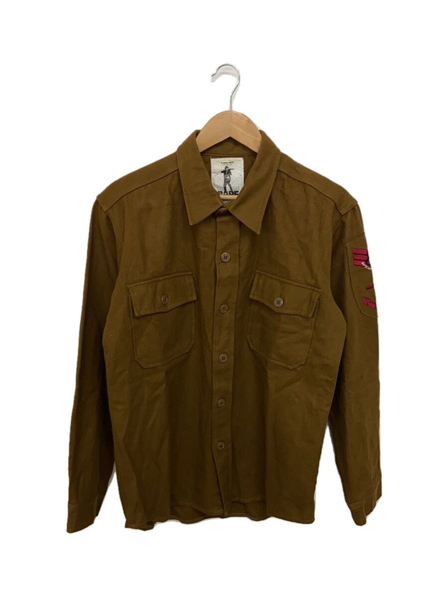 A BATHING APE BAPE 90s Initial Tag Long Sleeve Shirt L Wool