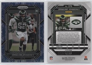 2022 Panini Prizm Rookies Navy Camo /25 Jermaine Johnson II #375 Rookie RC
