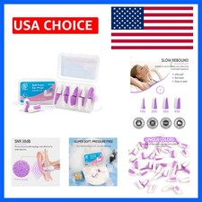 Ultra Soft Foam Earplugs Sleep-5 Pairs, 38dB Noise Cancelling Ear Plugs for S...