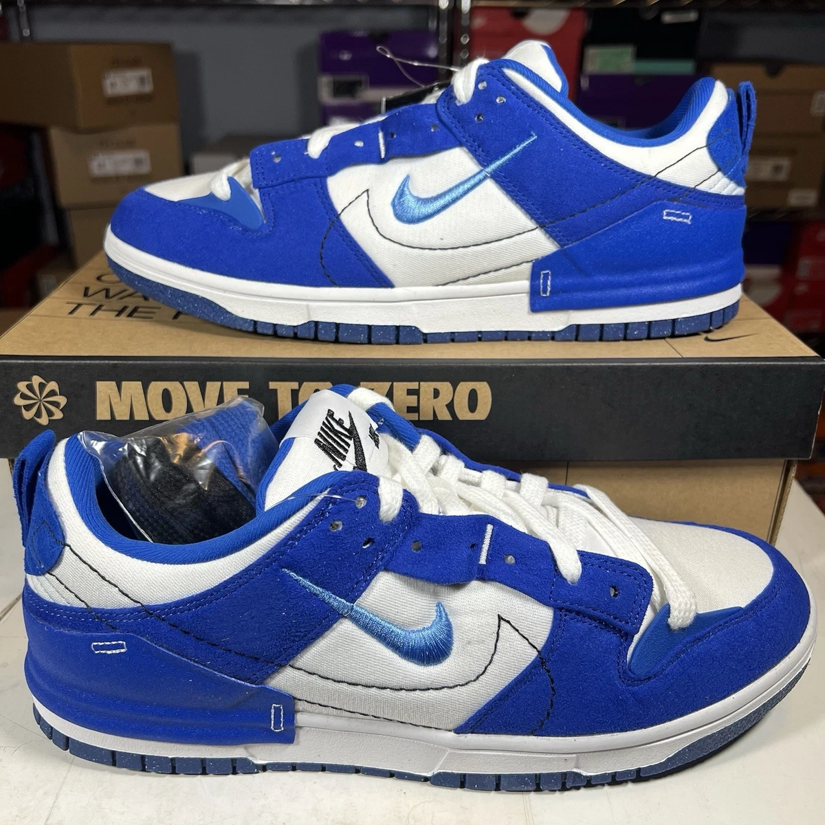 Preços baixos em Nike Dunk Disrupt 2 Low White Hyper Royal W | eBay