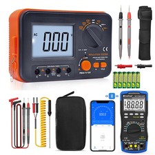True RMS Multimeter Digital Insulation Resistance Tester Volt Megohmmeter 1000V