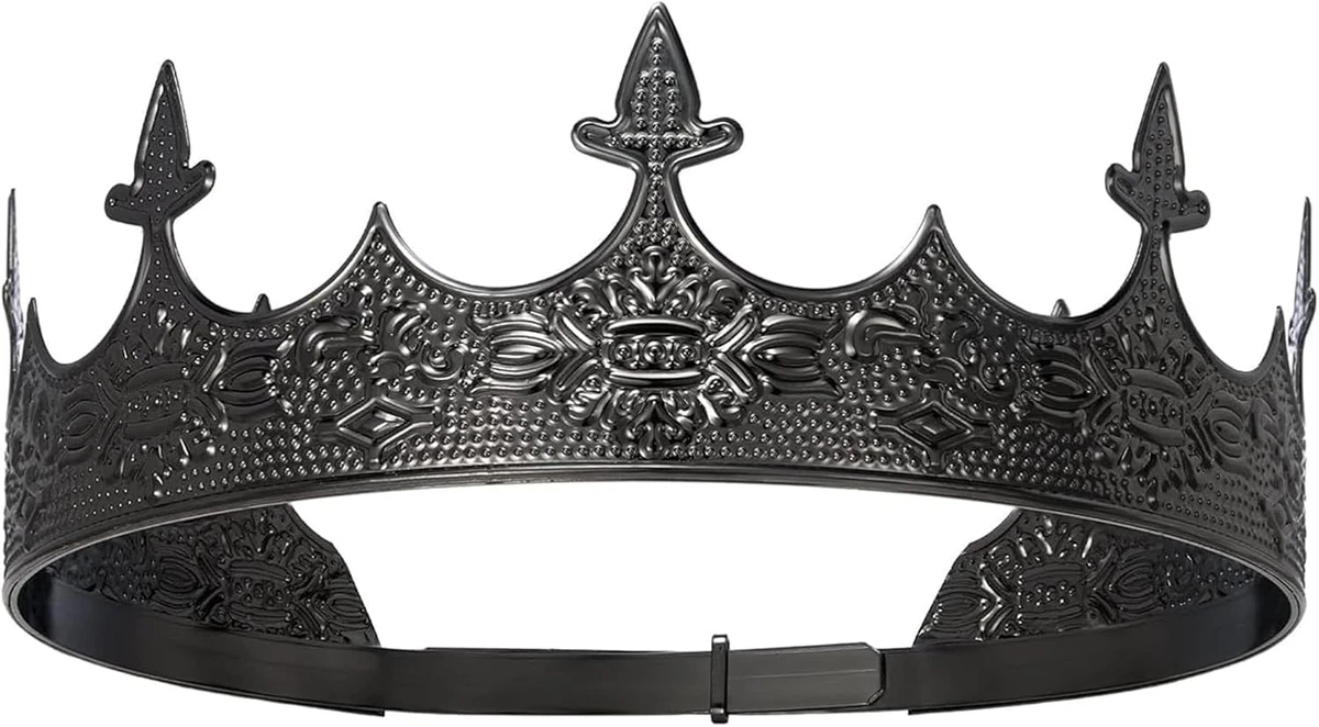 Corona Princesa Bodas Tiara De Cristal Negro Para Mujer