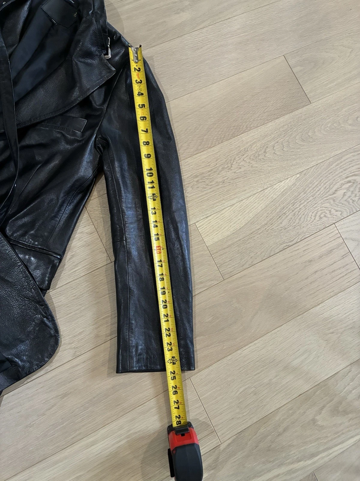$2995 New R13 Belt Collar Leather Jacket Small Goth Glam Rock Owens Avantgarde - product detail image 15
