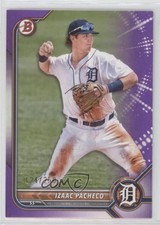 2022 Bowman Prospects Purple Border 124/250 Izaac Pacheco #BP-106 1u6