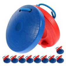 10 Pcs Finger Castanets Toddler for Kids Wood Musical Instruments Baby