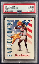 1991 Skybox USA #538 David Robinson PSA 10 🏀 🇺🇸