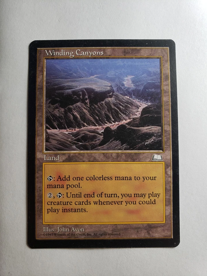 MTG, Winding Canyons, Weatherlight expansion,  Regular - Image 3 of 4