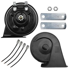 Snail Car Horn 12V Super Loud High Low Tone Electric Waterproof Horn Kit Loud...