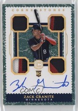 2018 Chronicles Cornerstones Rookie Materials Marble 9/10 Zack Granite Auto 0ba6