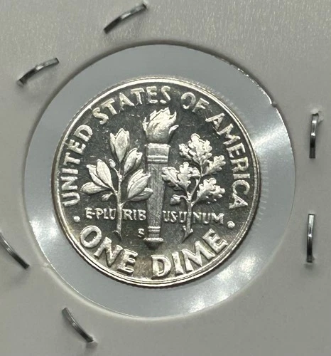 1951-S Roosevelt Silver Dime Coin Semi Proof Like