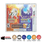 Custom Acrylic Hard Case for Nintendo 3DS Pokemon Sun Moon Duel Pack Steelbook