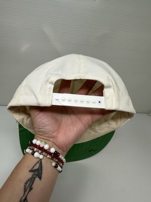 ぽかり様　90s ROLEX アイボリーグリーンキャップ Vintage 80s 90s Rolex Promo White Script Snapback Hat Cap Made in