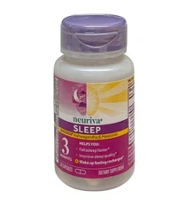 Neuriva SLEEP 3 Benefits w/ Shoden Ashwagandha, & Melatonin 30 Capsules Sealed