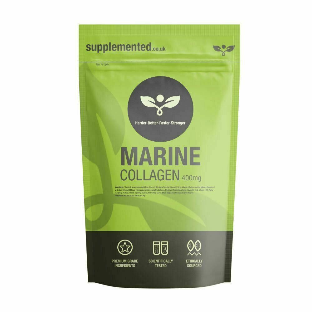 Marine Collagen 90 400mg Capsules Hydrolysed Collagen