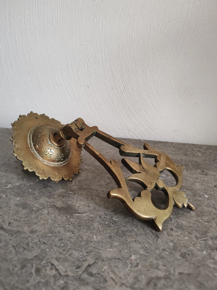 Heurtoir De Porte Vintage En Laiton - Photo 2/4
