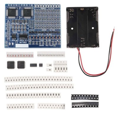 SMD SMT Practice Board - DIY Soldering Project Kit for Electronics Skills