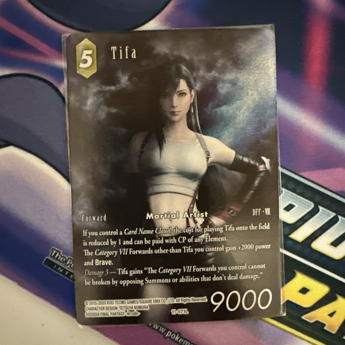 【FFTCG】11-071L　ティファ（フルアートプレミアム） 管理1165】ティファ(フルアートプレミアム) 11-071L [ファイナル