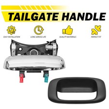 Tailgate Handlebezel Assembly For 1999-2007 Chevy Silverado Gmc Sierra Chrome Tailgate Handlebezel Assembly For 1999-2007 Chevy Silverado Gmc Sierra Chrome