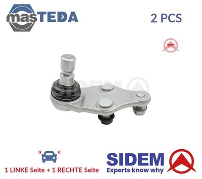87182 TRAGGELENK FÜHRUNGSGELENK VORNE SIDEM 2PCS NEU OE QUALITÄT