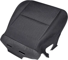 Driver Side Bottom Replacement Cloth Seat Cover Compatible with Silverado Black