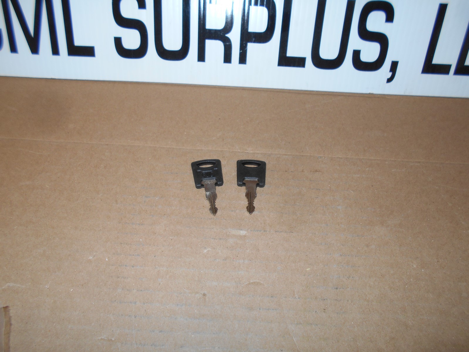 *1 PAIR FIC FASTEC PRECUT KEYS 006 RV TRAILER KEYS FREE SHIPPING