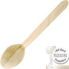 1000 WOODEN BIRCHWOOD TEASPOONS - DISPOSABLE PARTY CAFE CANTEEN CUTLERY 100% ECO