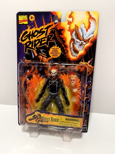 Marvel Legends Retro Card GHOST RIDER Johnny Blaze 6" Action Figure - Hasbro-NEW