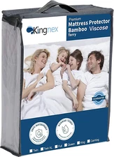 Waterproof Mattress Protector Bamboo Terry Matress Cover Quiet Breathable Fitted