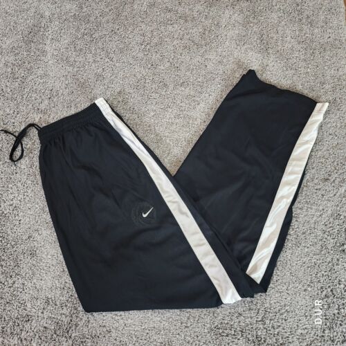 Pantalones Nike de colección para hombre 3XLT negros blancos a rayas laterales cordón de baloncesto 34x35 - Imagen 1 de 11