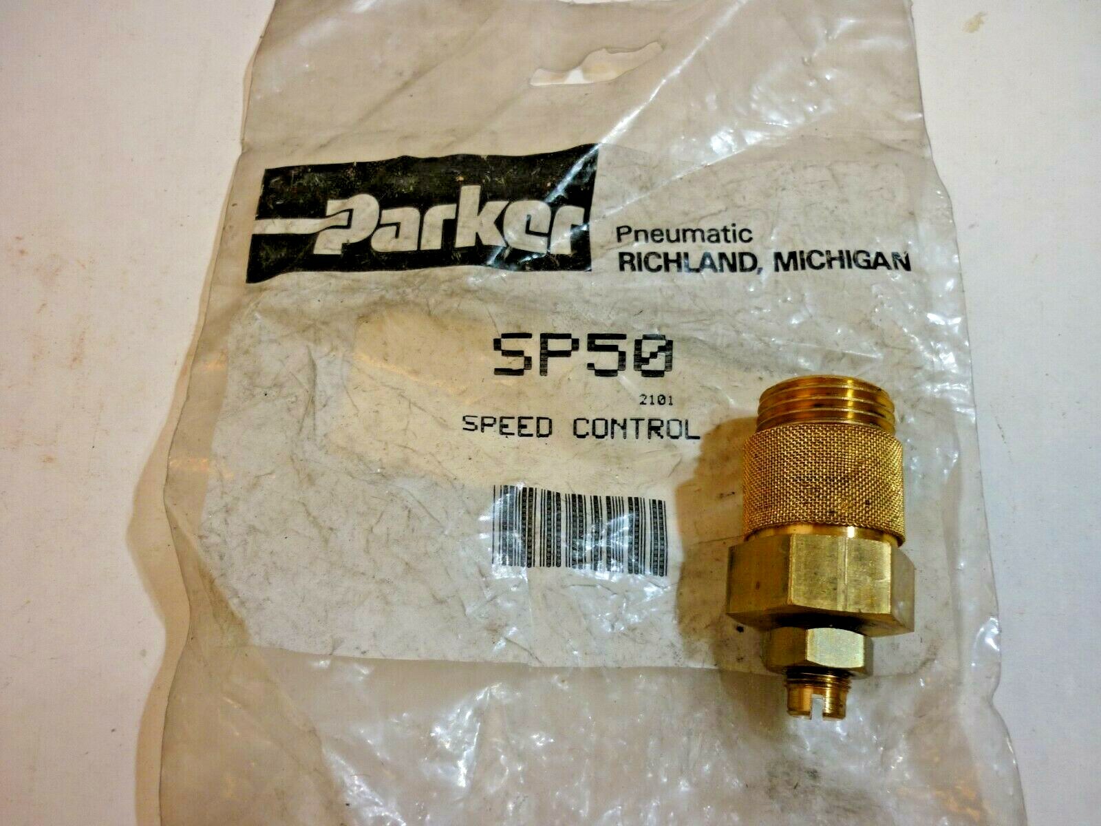 Parker SP50 Brass Speed Control Valve 1/2 NPT for sale online | eBay