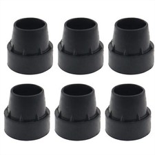 6PCS Pieds de Trampoline Noir Latex Cap Tête Antidérapant Trampoline Pieds Silencieux Ba...