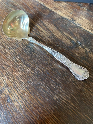Marguerite by Gorham Sterling Silver Sauce Ladle 5' Pat 1901 Mono