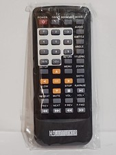 Hd Juntunkor Hdpdvd Portable DVD Player Remote Only Black Not Tested