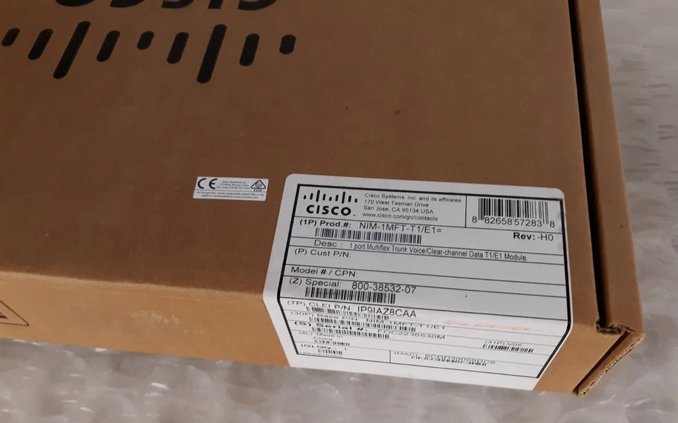Cisco NIM-1MT-T1/E1 1-Port Multiflex Trunk Voice/Clear-Channel T1/E1 Module*NEW* - Image 2 of 4