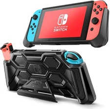 Mumba For Nintendo Switch Console Joy-Con Controller Grip Case Kickstand Cover