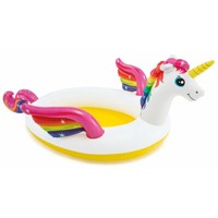 Intex 57441NP Planschbecken Einhorn Pool Badeinsel Kinder Baby Dusche Aufblasbar