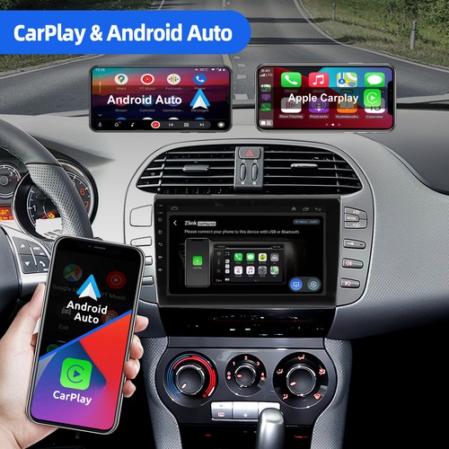 9" Autoradio Für Fiat Bravo II 2007-2012 Android 14 Carplay 32G GPS Navi RDS USB - Bild 5 von 12