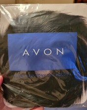 AVON VINTAGE PONY TAIL HOLDER FAUX HAIR MEDIUM BLACK 2001 NEW IN PACKAGE